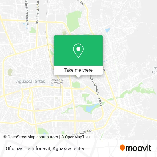 Oficinas De Infonavit map
