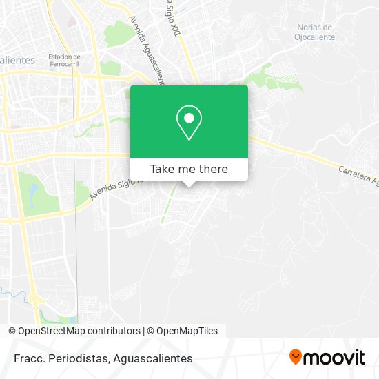 Fracc. Periodistas map