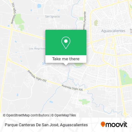 Mapa de Parque Canteras De San José
