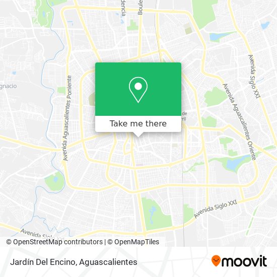 Mapa de Jardín Del Encino