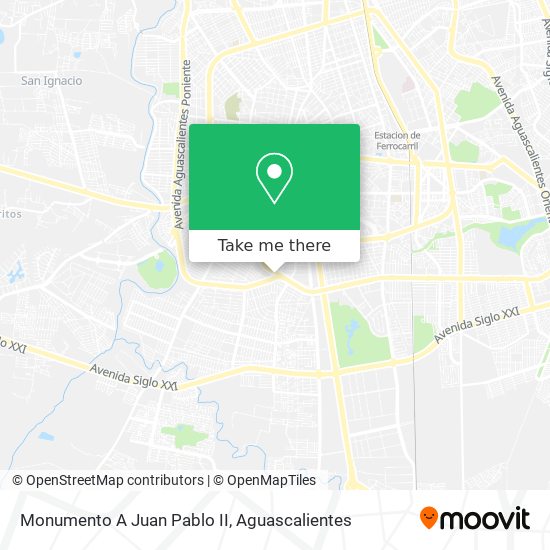 Monumento A Juan Pablo II map