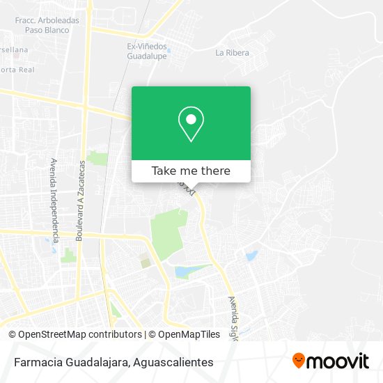 Farmacia Guadalajara map