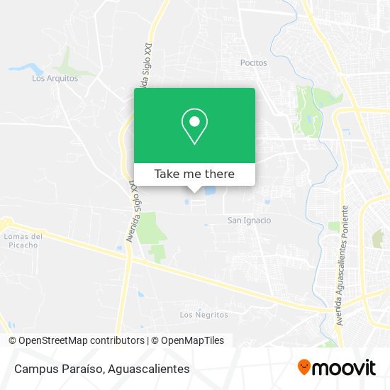 Campus Paraíso map