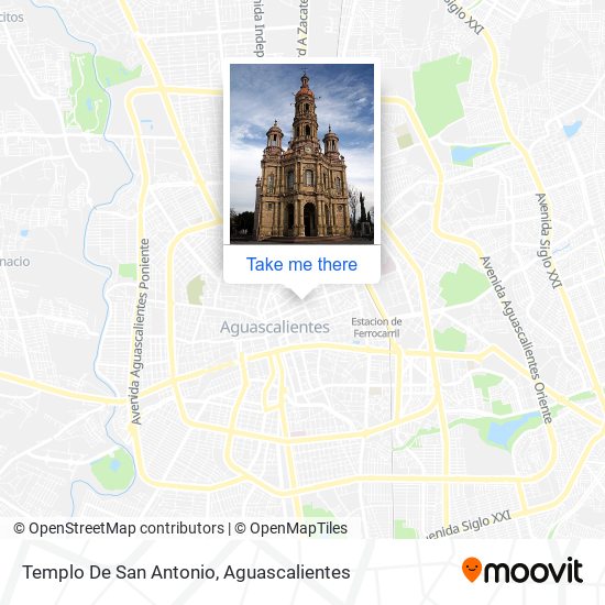 Mapa de Templo De San Antonio