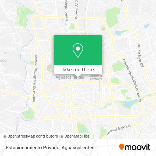 Estacionamiento Privado map