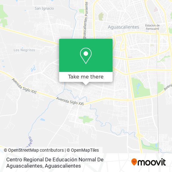Centro Regional De Educación Normal De Aguascalientes map