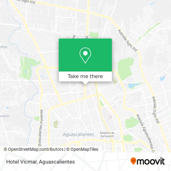 Mapa de Hotel Vicmar