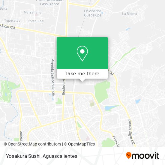 Yosakura Sushi map