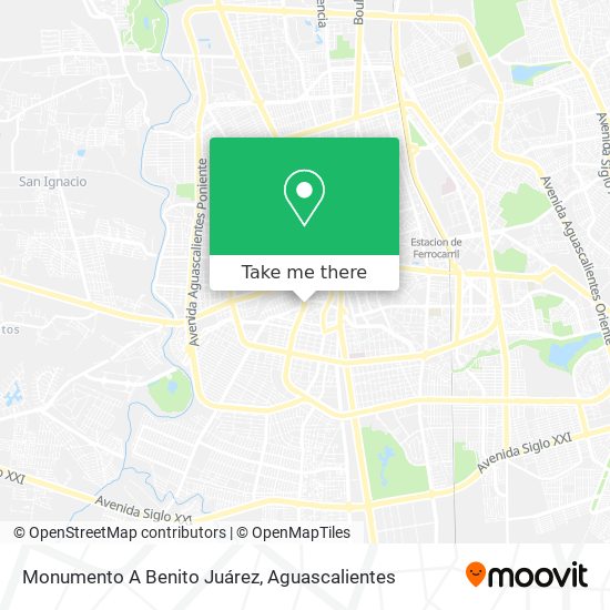 Mapa de Monumento A Benito Juárez