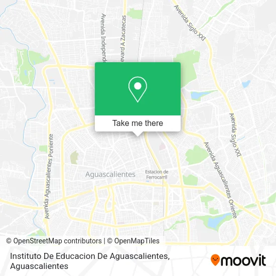 Instituto De Educacion De Aguascalientes map