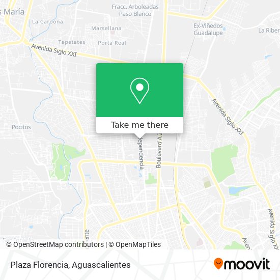 Mapa de Plaza Florencia