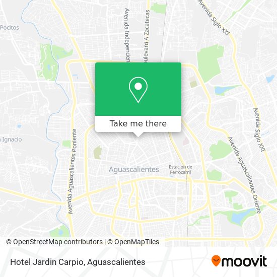 Hotel Jardin Carpio map