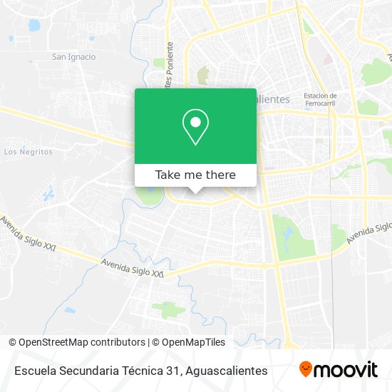 Escuela Secundaria Técnica 31 map