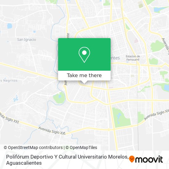 Polifórum Deportivo Y Cultural Universitario Morelos map