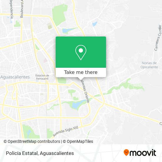Policía Estatal map