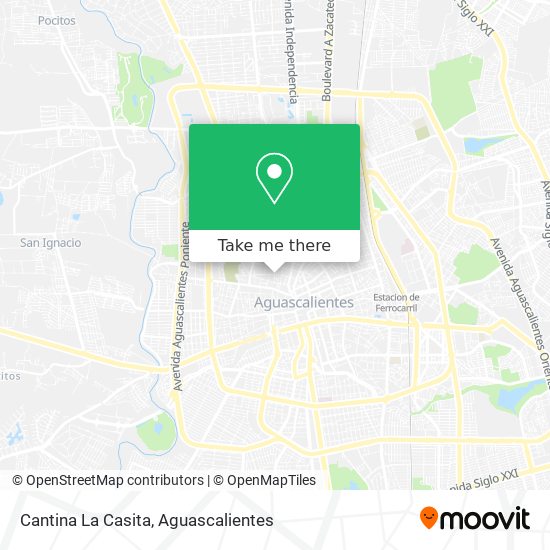 Cantina La Casita map