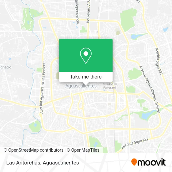 Mapa de Las Antorchas