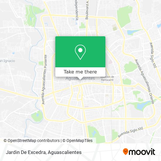 Mapa de Jardin De Excedra