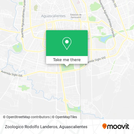 Mapa de Zoologico Rodolfo Landeros