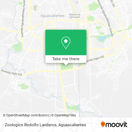 Zoologico Rodolfo Landeros map