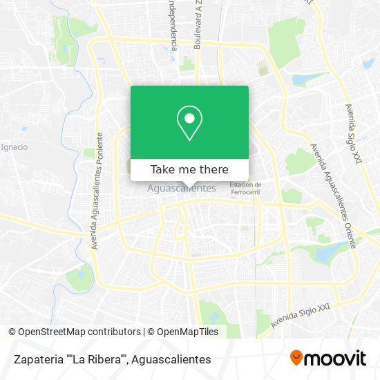 Zapateria ""La Ribera"" map