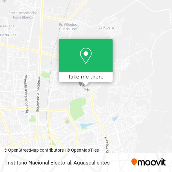 Instituno Nacional Electoral map
