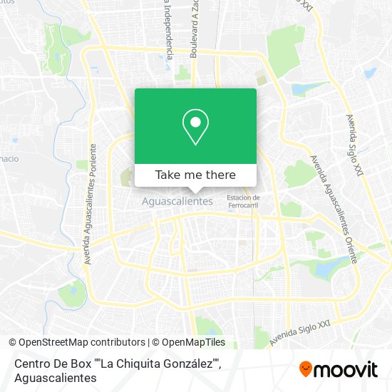 Centro De Box ""La Chiquita González"" map