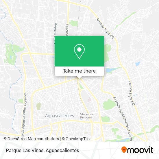 Parque Las Viñas map
