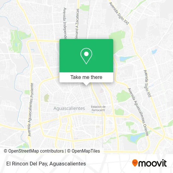 El Rincon Del Pay map