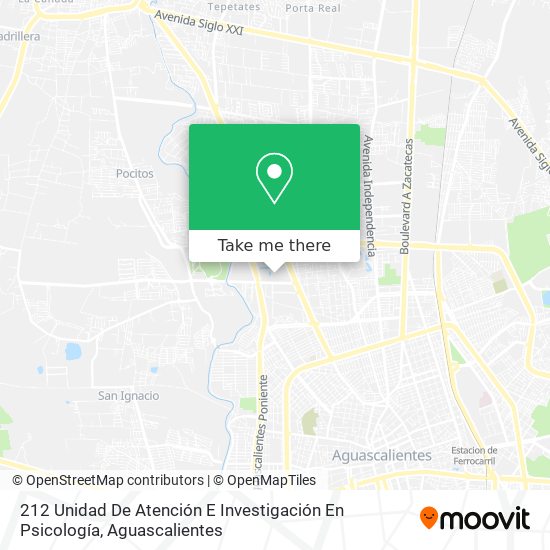 212 Unidad De Atención E Investigación En Psicología map