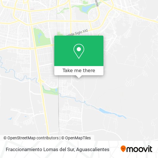 Fraccionamiento Lomas del Sur map