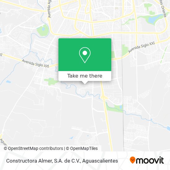 Constructora Almer, S.A. de C.V. map