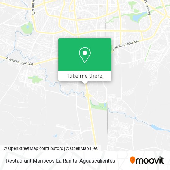 Mapa de Restaurant Mariscos La Ranita