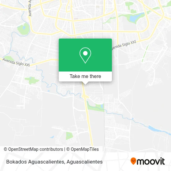 Bokados Aguascalientes map