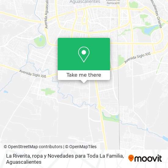 La Riverita, ropa y Novedades para Toda La Familia map