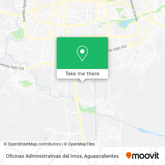 Oficinas Administrativas del Imss map