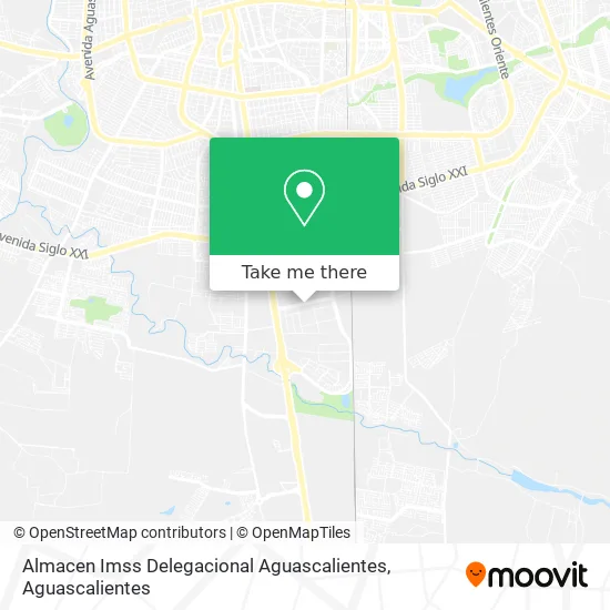Almacen Imss Delegacional Aguascalientes map