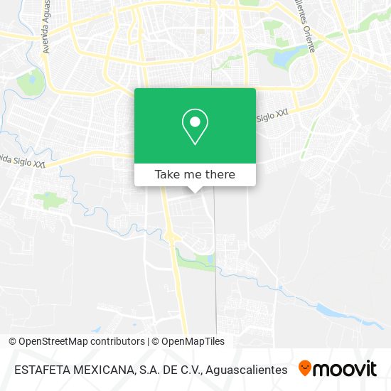 ESTAFETA MEXICANA, S.A. DE C.V. map