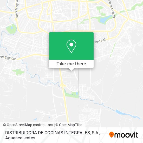 DISTRIBUIDORA DE COCINAS INTEGRALES, S.A. map