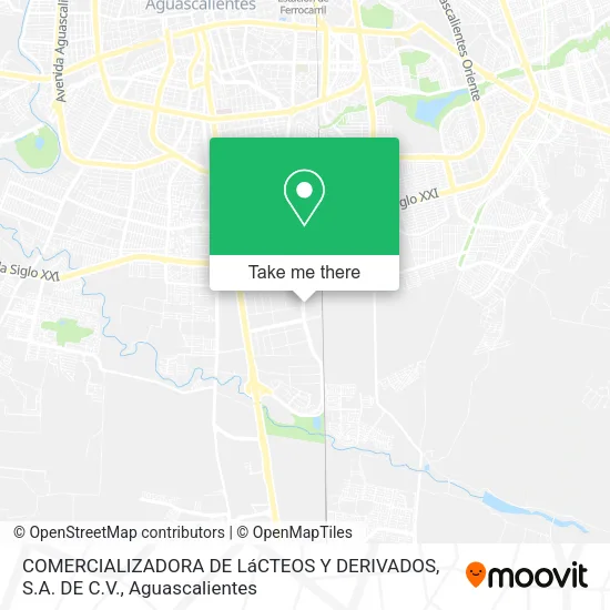 COMERCIALIZADORA DE LáCTEOS Y DERIVADOS, S.A. DE C.V. map