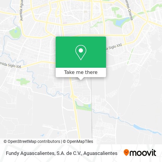 Fundy Aguascalientes, S.A. de C.V. map
