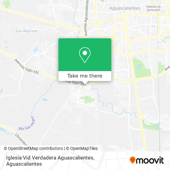 Iglesia Vid Verdadera Aguascalientes map