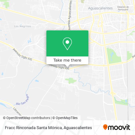 Mapa de Fracc Rinconada Santa Mónica