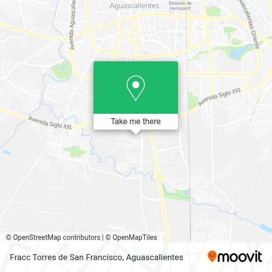 Fracc Torres de San Francisco map