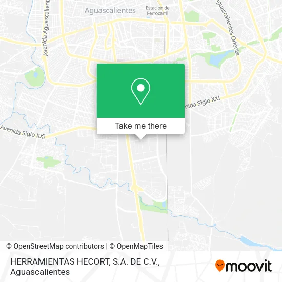 Mapa de HERRAMIENTAS HECORT, S.A. DE C.V.