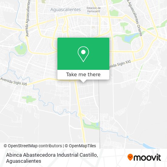 Mapa de Abinca Abastecedora Industrial Castillo