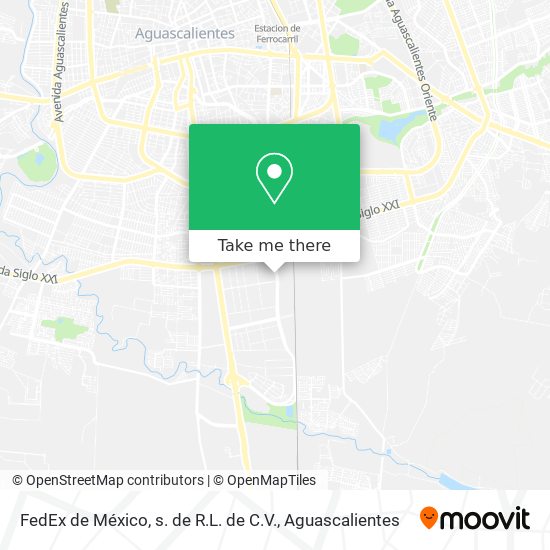 FedEx de México, s. de R.L. de C.V. map