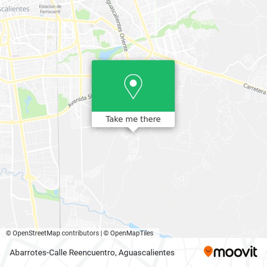 Abarrotes-Calle Reencuentro map