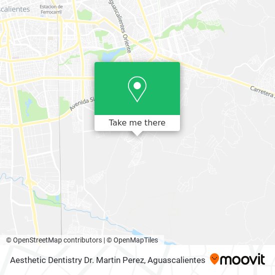 Aesthetic Dentistry Dr. Martin Perez map