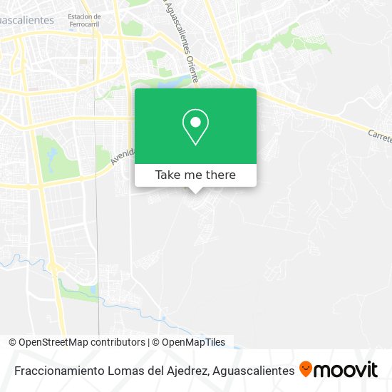 Mapa de Fraccionamiento Lomas del Ajedrez